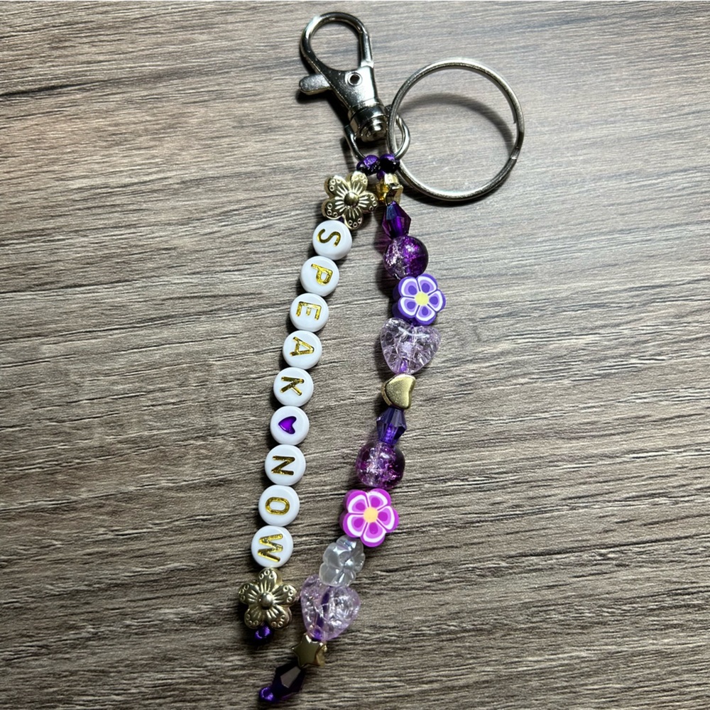 Speak Now Keychain